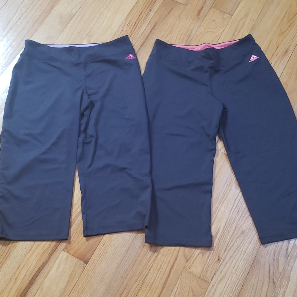(2) ADIDAS Women's Size M Activewear Crops